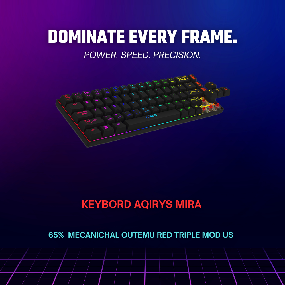 AQIRYS MIRA 65% Mechanical Keyboard