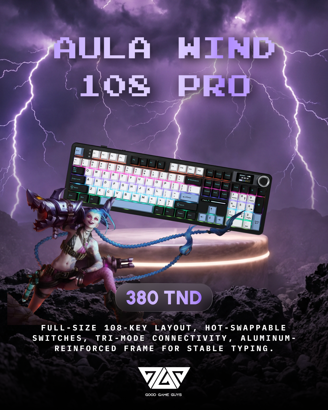 Ajazz AULA F108 Pro