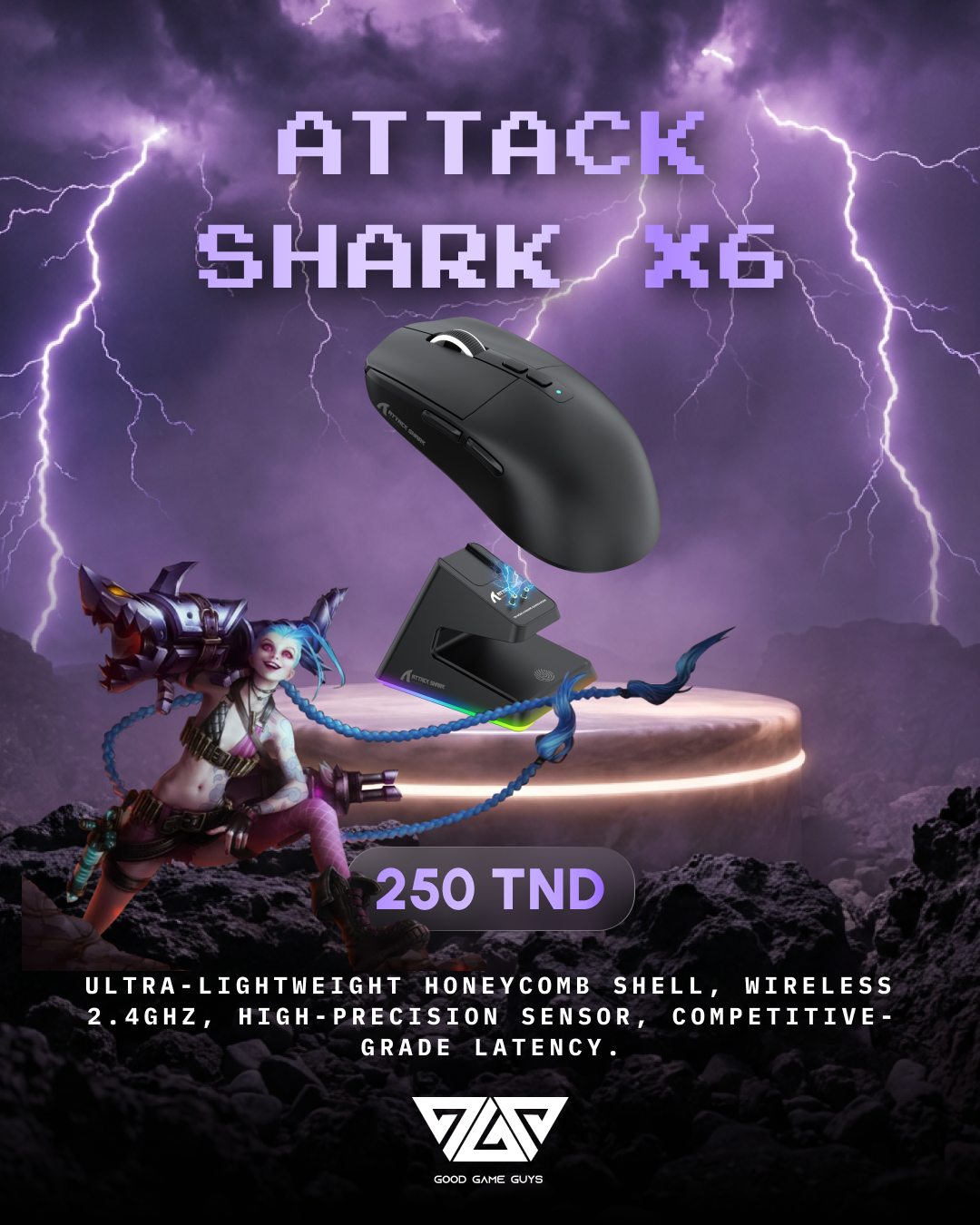 ATTACK SHARK X6
