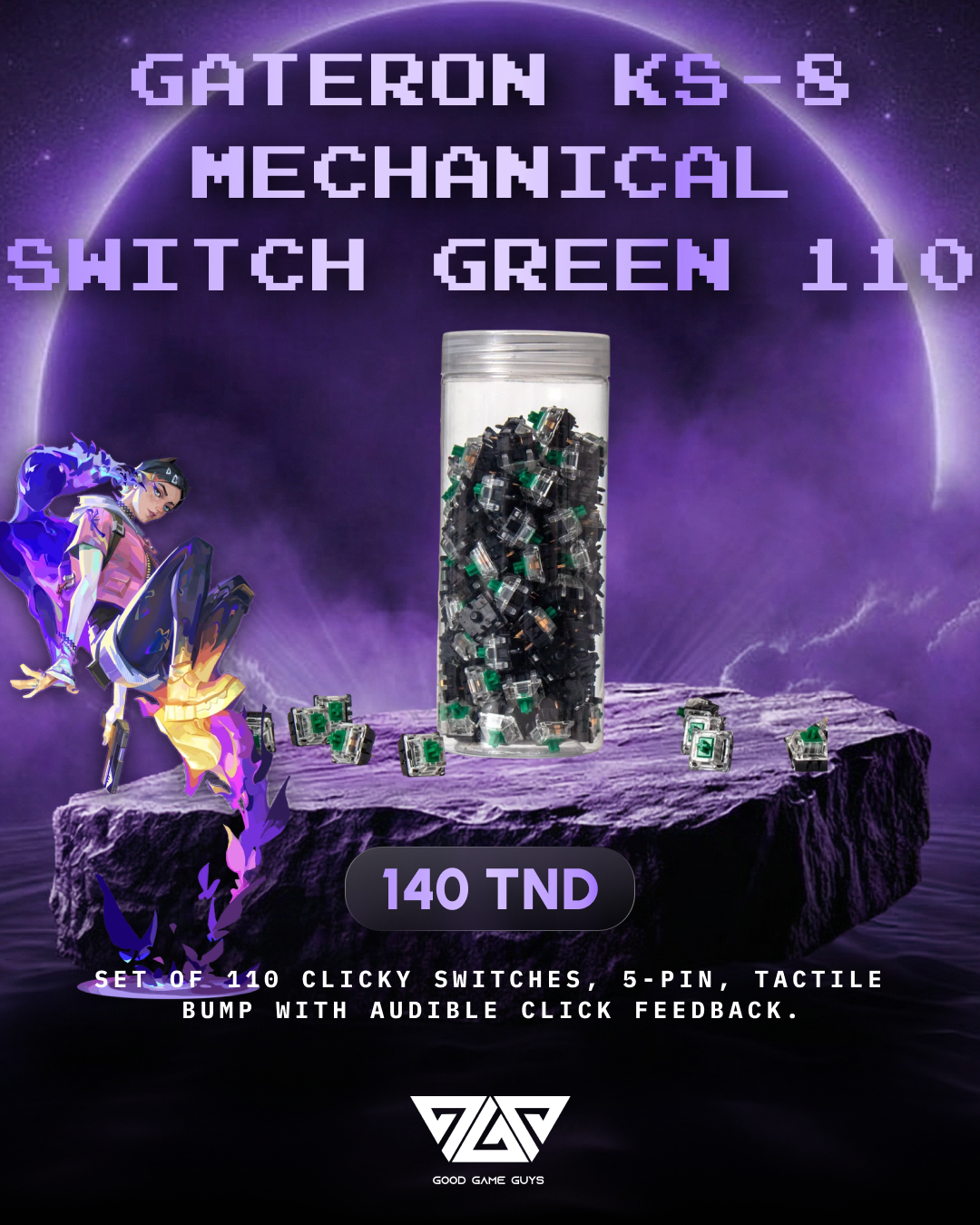 Gateron KS-3 Mechanical Switch Green